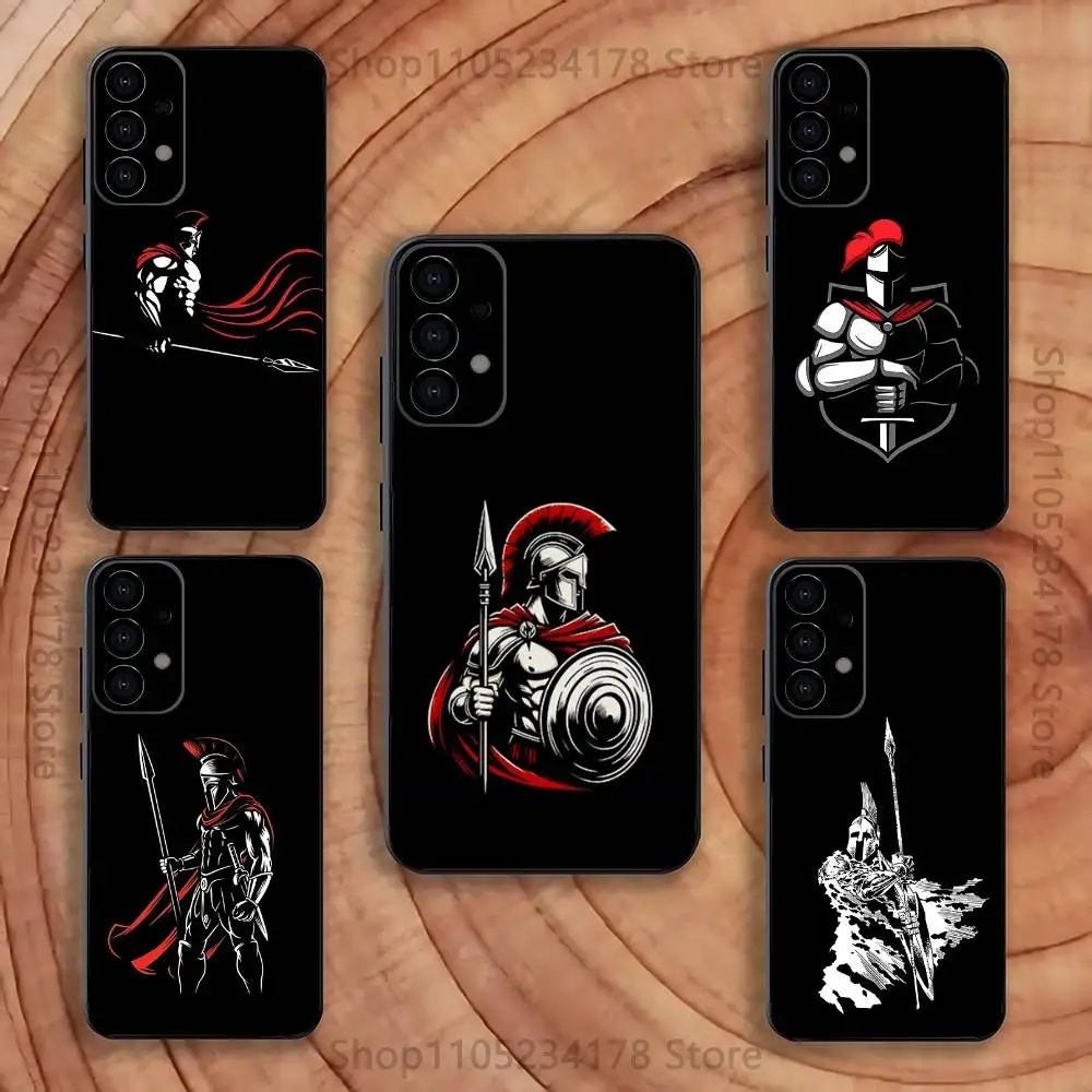 

Cool Spartan Phone Case For Samsung S25,S24,S21,S22,S23,S30,Ultra,S20,Plus,Fe,Lite,5G Black Cover