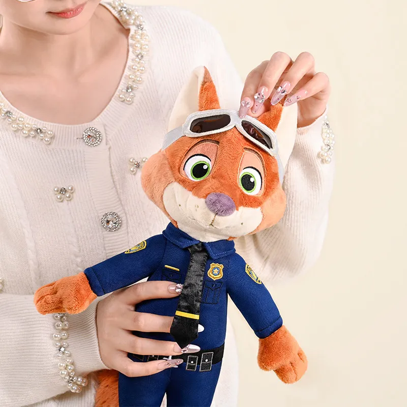 

Официальная плюшевая игрушка Potdemiel Disney Nick Wilde, 35 см, мягкая плюшевая кукла, подарок на день рождения для детей, мальчиков и девочек