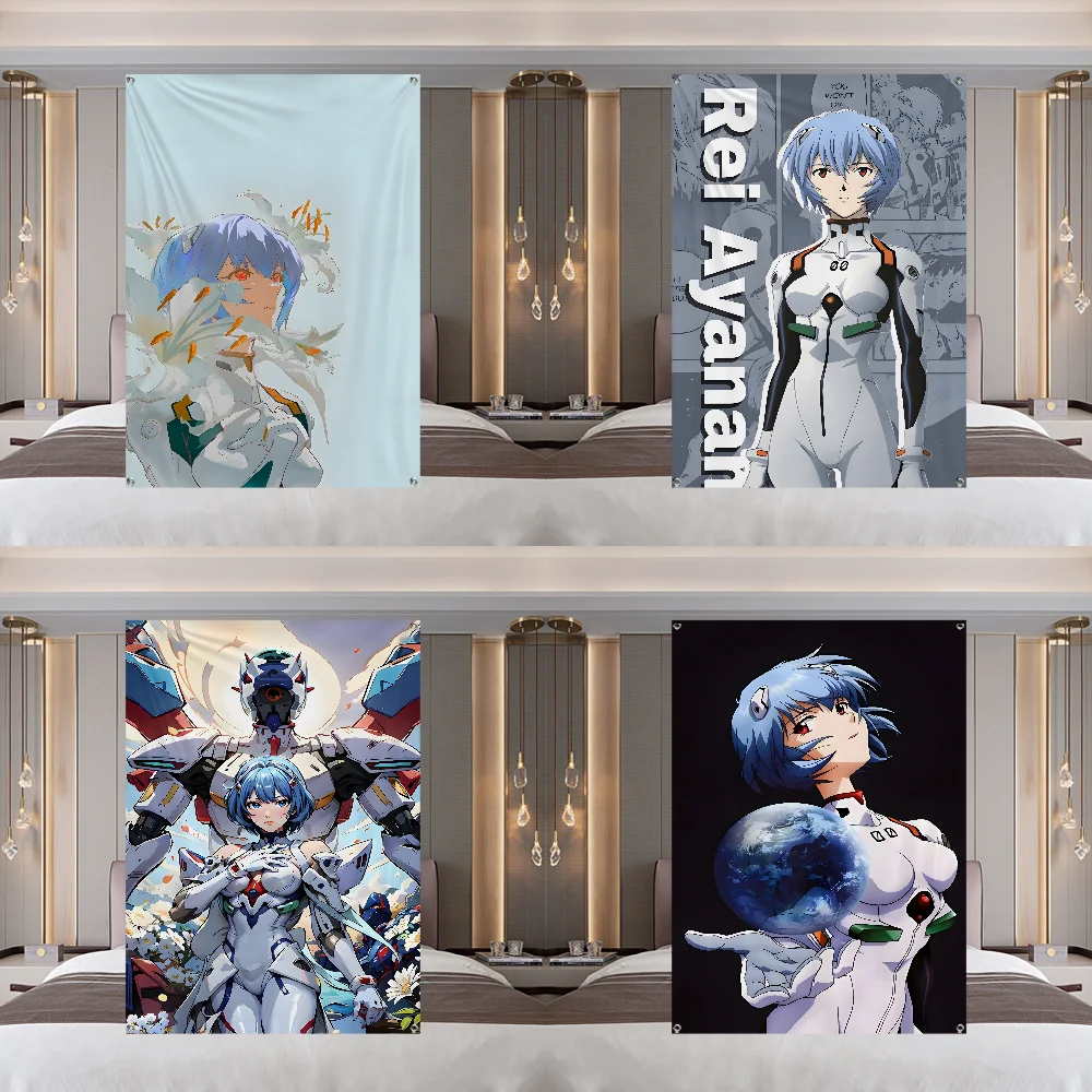 

Animation R-Rei A-Ayanami Flag Large Size Shop Art Promotion Advertising Booth Flag Hanging Banners