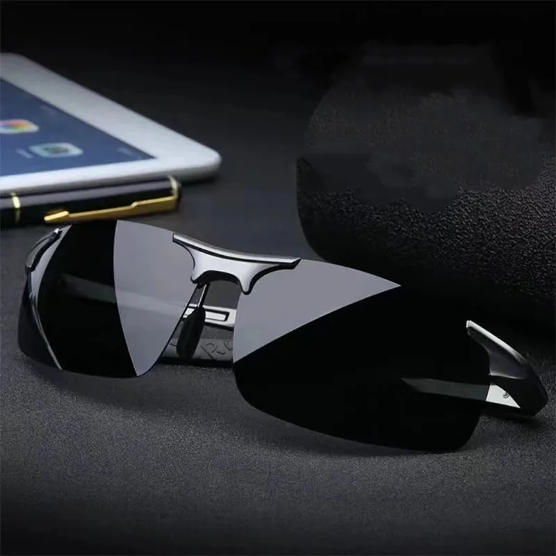 New Men Polarized Sunglasses Men\'s Photochromism Square Sun Glasses Outdoor Fishing Night Driving Eyewear UV400 Oculos De Sol