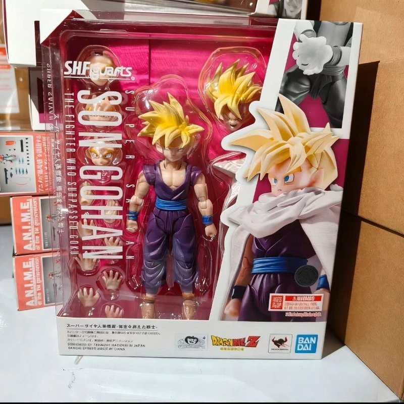 

In stock Bandai SHF Dragon Ball Series Super Saiyan Sun Gohan - Warrior beyond Goku - Action Doll Collection Gifts