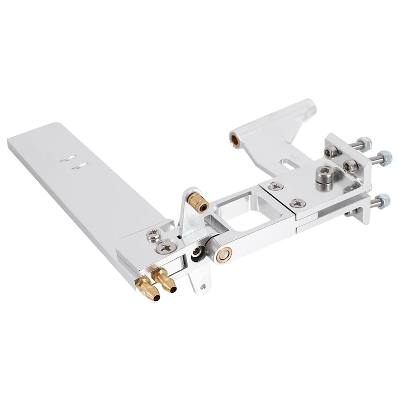 

10Pcs Water Absorbing Rudder Aluminum Suction Rudders With Tail 4Mm Shaft Bracket For CAT RC Jet Boats Parts