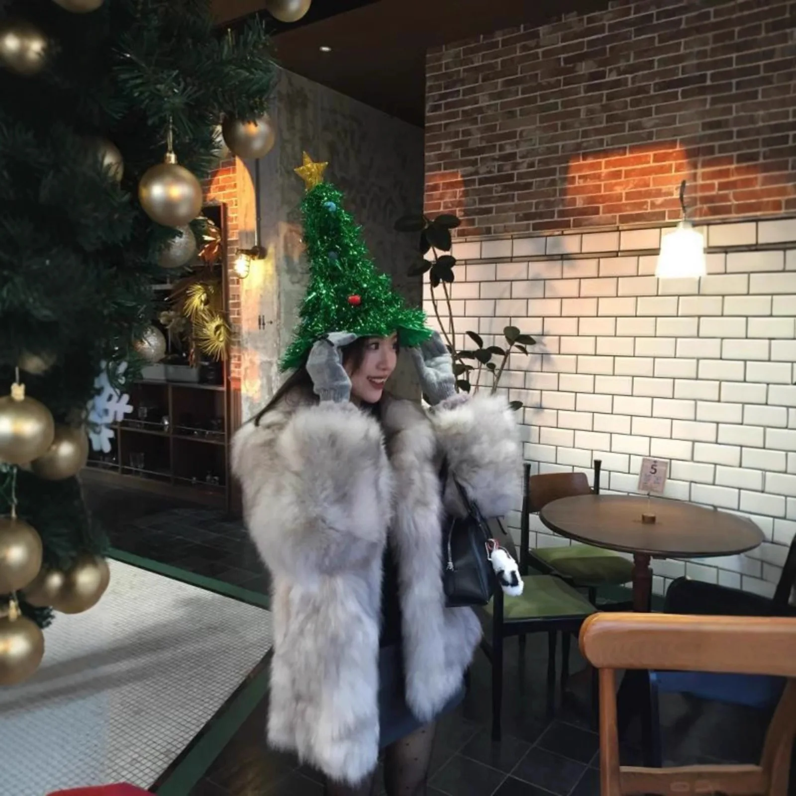 Women Faux Fur Fox Coats Mid Length Jackets Turn Down Collar Coat Thick Warm Y2k Streetwear Jacket Elegant Work Autumn Winter