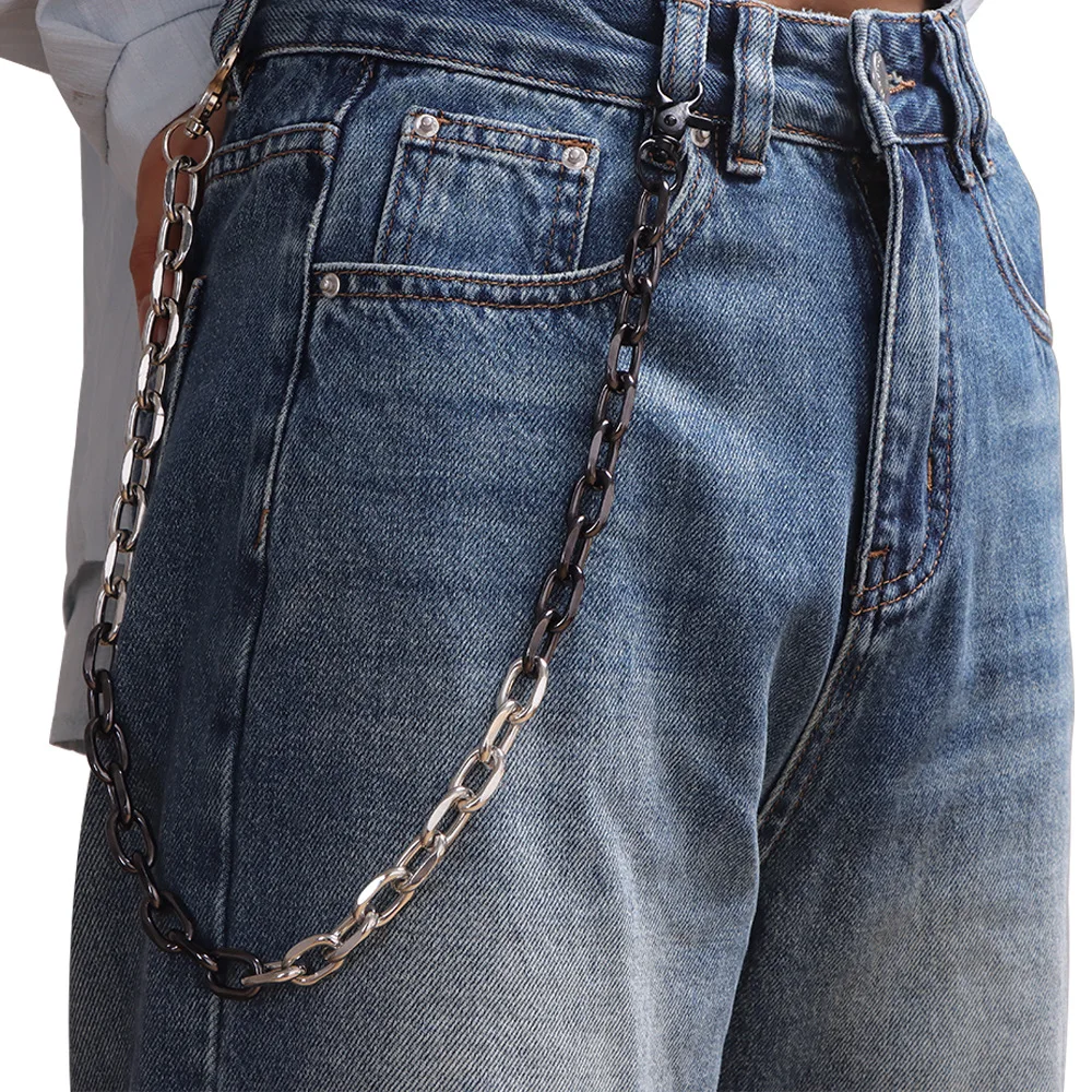 punk retro Single layer rivet star men's pants chain, suitable for nightclubs parties rapper gatherings wear as a body chain