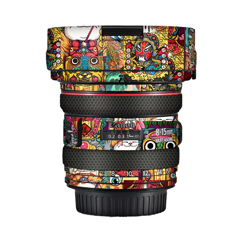 Película de protección de lente de cámara antiarañazos para Canon EF, 8-15mm, f/4L, 8-15mm, F4, 8-15f4, 8154