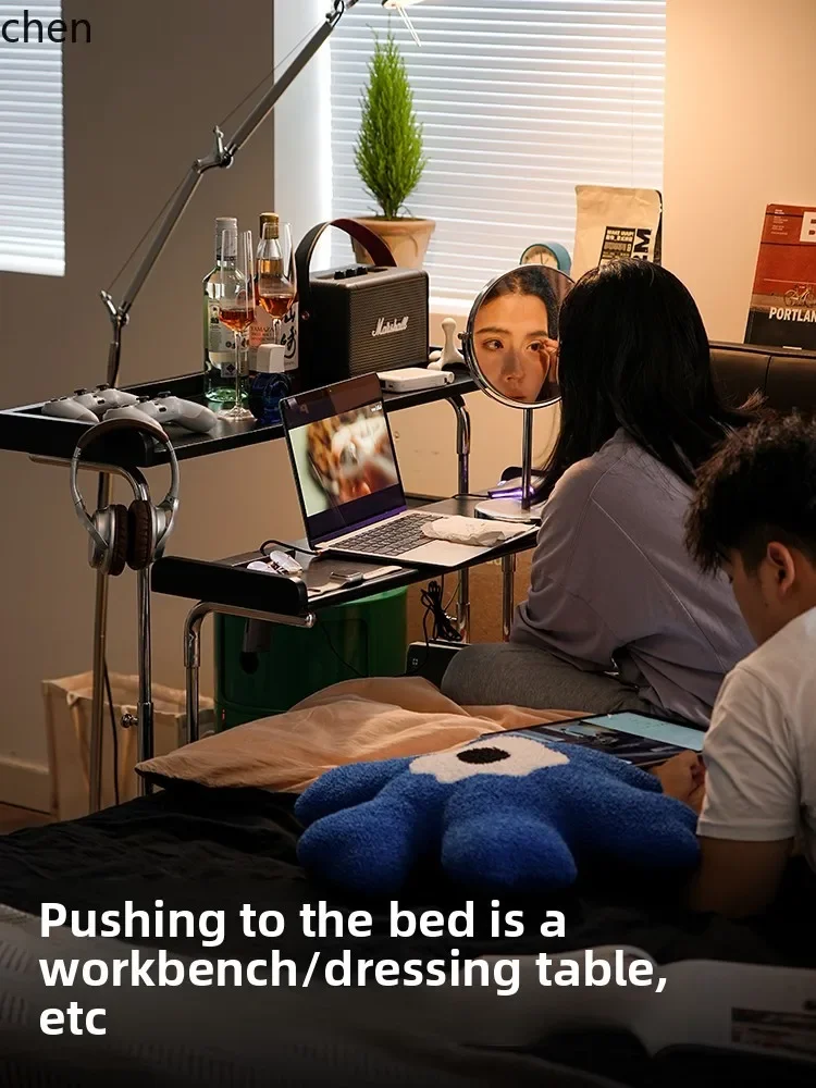 DSA  lifting desk living room solid wood computer table removable designer workbench bedroom bedside table