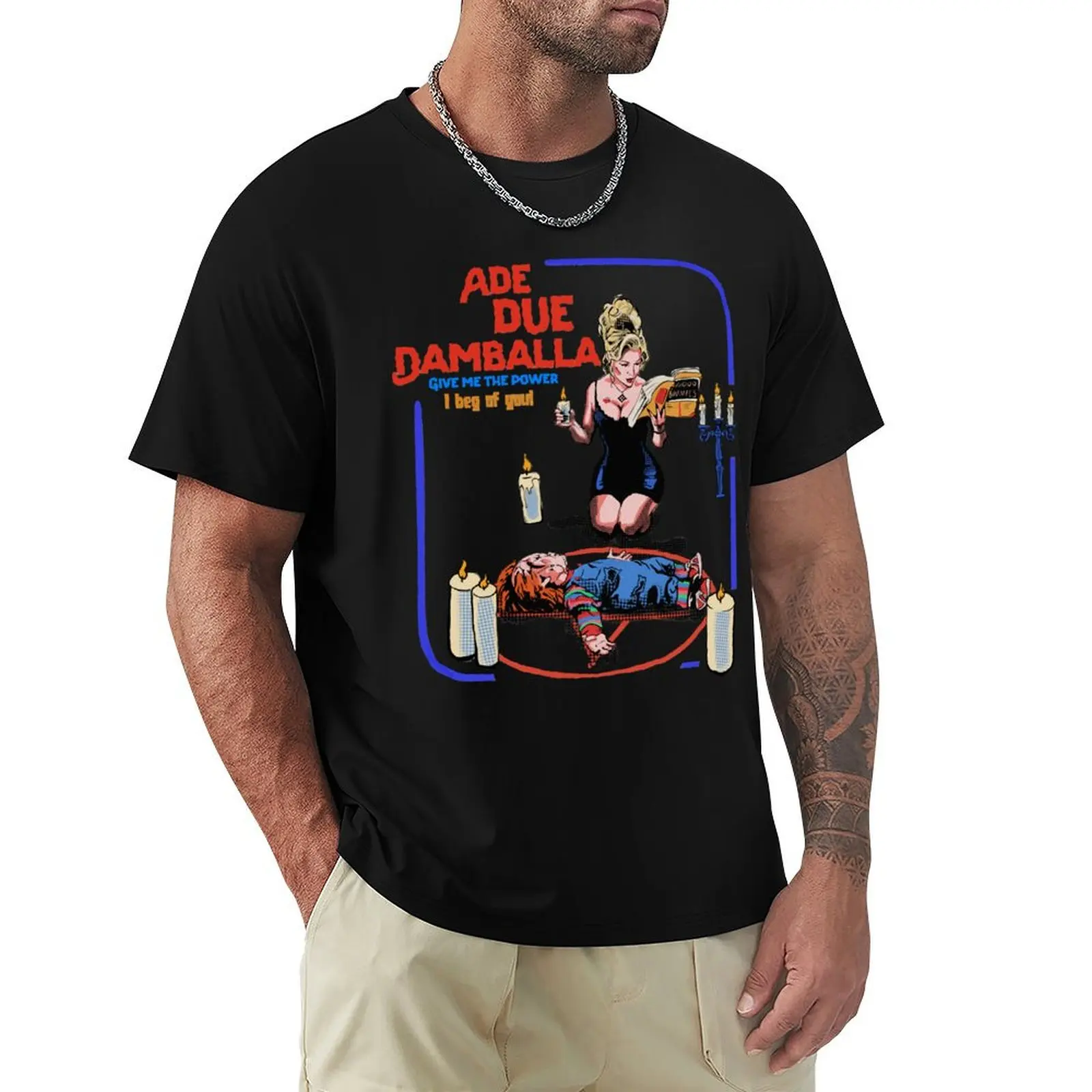 

Ade due damballa bride of chucky T-Shirt quick drying essential t shirt graphic tshirt men