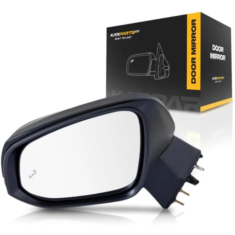 

Passenger Side Door Mirror Assembly for Toyota RAV4 20192021 with Manual Folding Power Heating Turn Signal Light Blind Spot Det