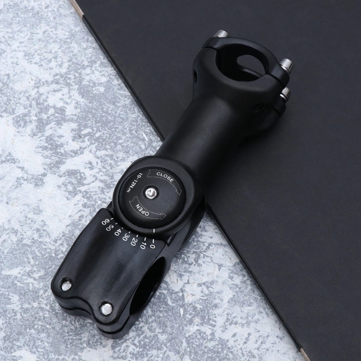 

Adjustable Riser Handle Aluminum Alloy Handlebar Stem Front Fork Angle Butterfly
