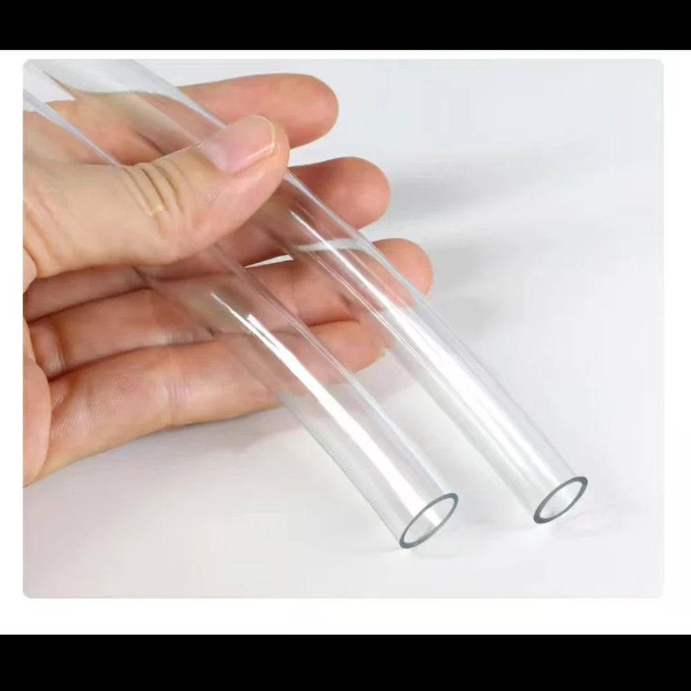 1/2/3/5M PVC Transparent Hose Plastic Pipe Thickened Oil Pipe Horizontal Pipe Corrosion-Resistant Liquid Delivery Pipe