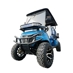 Street Legal Fashionable 72V Lithium Battery Four-Wheel Drive Cargo Off-Road Vehicle Sightseeing Car Electric 6 Seater Golf Cart