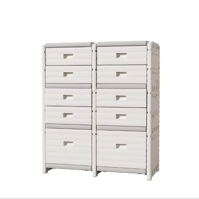 

Modern Multi-Functional Plastic Cabinet Storage Rack Safe Children's Furniture Set for Living Room Bathroom Outdoor Toy