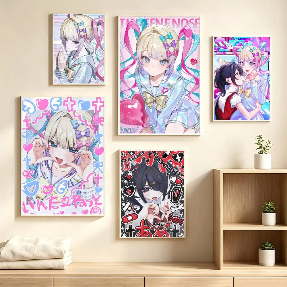 Needy Streamer Overload Kangel Poster Art Prints Wall Art Decor Gifts for Bedroom Living Room Hallway Home Decoration