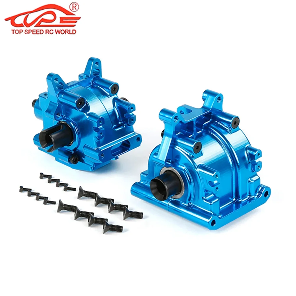 Metalowa skrzynia przednia lub tylny mechanizm różnicowy CNC + zestaw przekładni do 1/5 Losi 5ive T ROFUN ROVAN LT King MotorX2 FID DDT QL części do