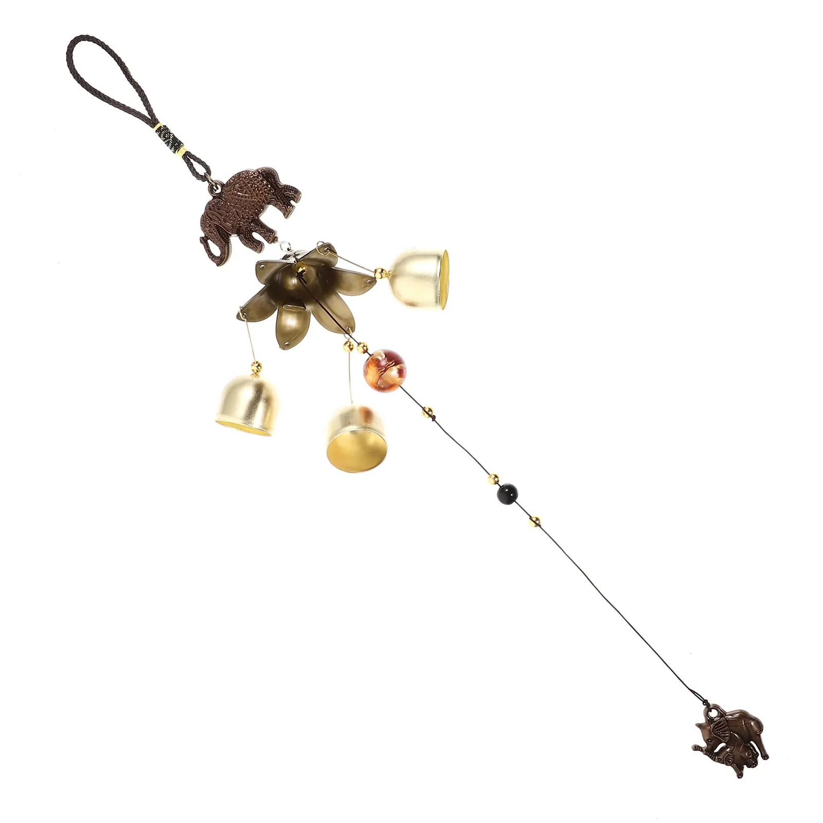 Metal Wind Chime Vintage Door Bell Shopkeeper Bell Wall Hanging Decorative Doorbell for Home Office Entry Alert Chime