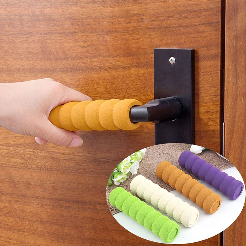 1Pcs Door Knob Covers Soft Foam Door Handle Knob Cover Protector Static-free Baby Safety Protective For Bedroom Living Room