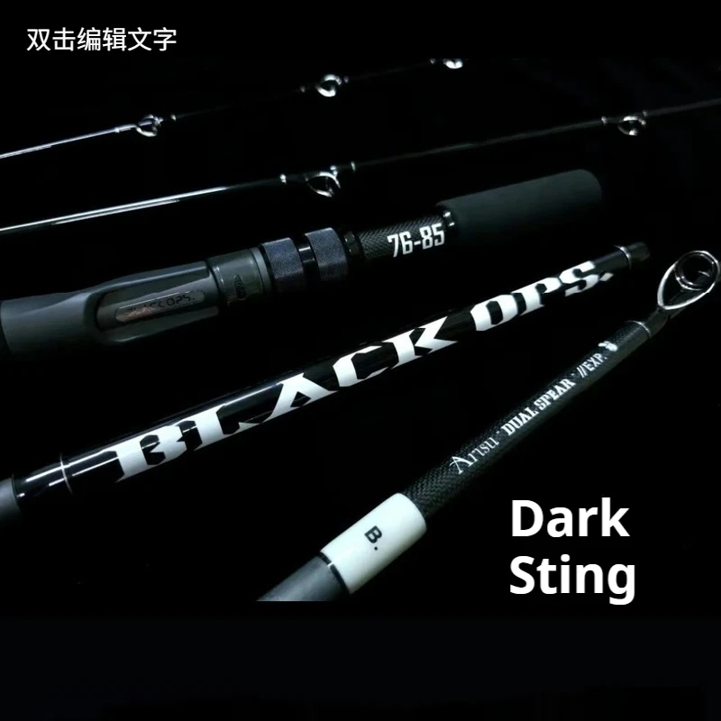 

BLACKOPS Arisu Black Action Multi-section Travel Seawater Fresh Water RF/F/L/XH/MMH Lure mini Fishing Rods Camping Equipment