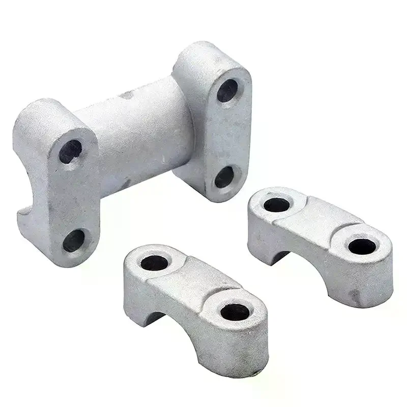 Premium Aluminum Motorcycle Handlebar Mount Clamps Silver Riser Adapter 7/8 Inch 22mm Fit for Touring Motorbike Accessories