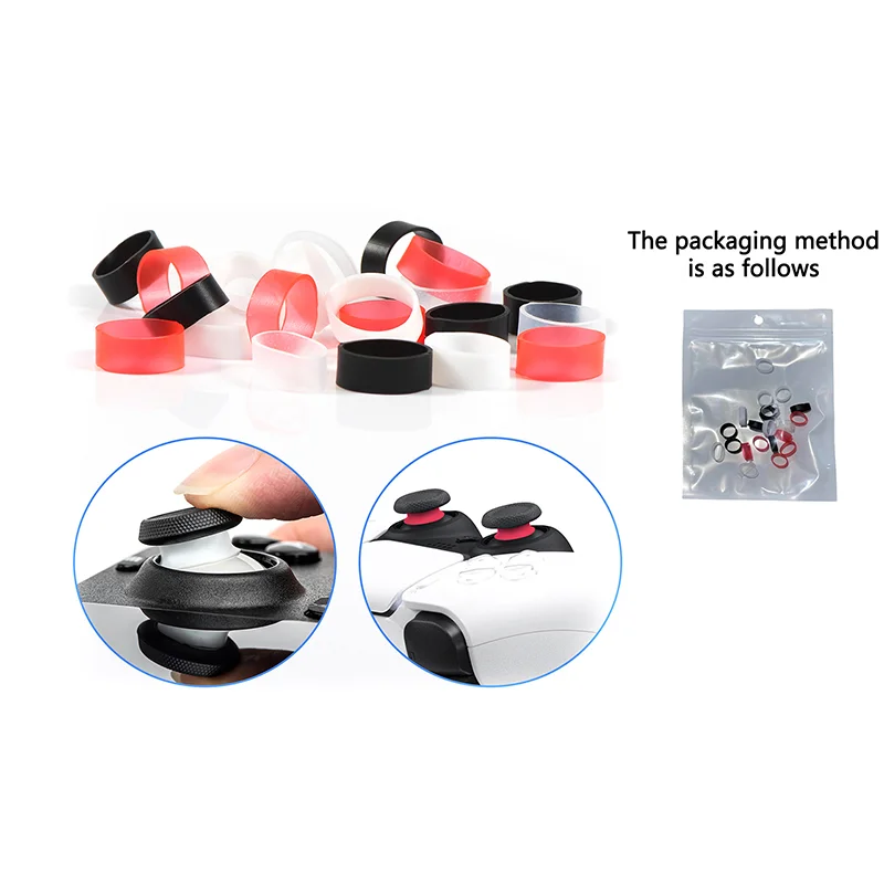 24 шт. Защитное кольцо для Steam-Deck/-/-/Switch- PRO, силиконовое кольцо, защитное кольцо
