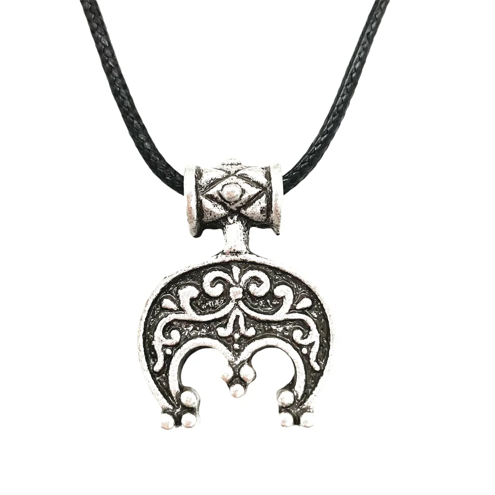 Nostalgia Słowiański Lunula Półksiężyc Naszyjnik Lunitsa Słowiański Wisiorek Amulet Biżuteria Powodzenia Dla Kobiet