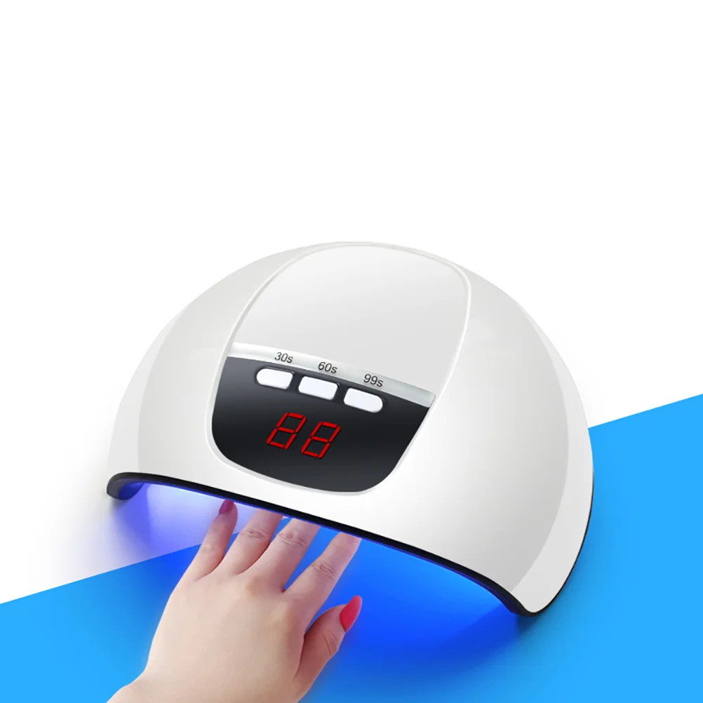 Lampada per unghie UV LED da 54 W Luce compatta portatile per polimerizzazione dello smalto 30-60 secondi Tempo di asciugatura Qualità del salone per uso domestico