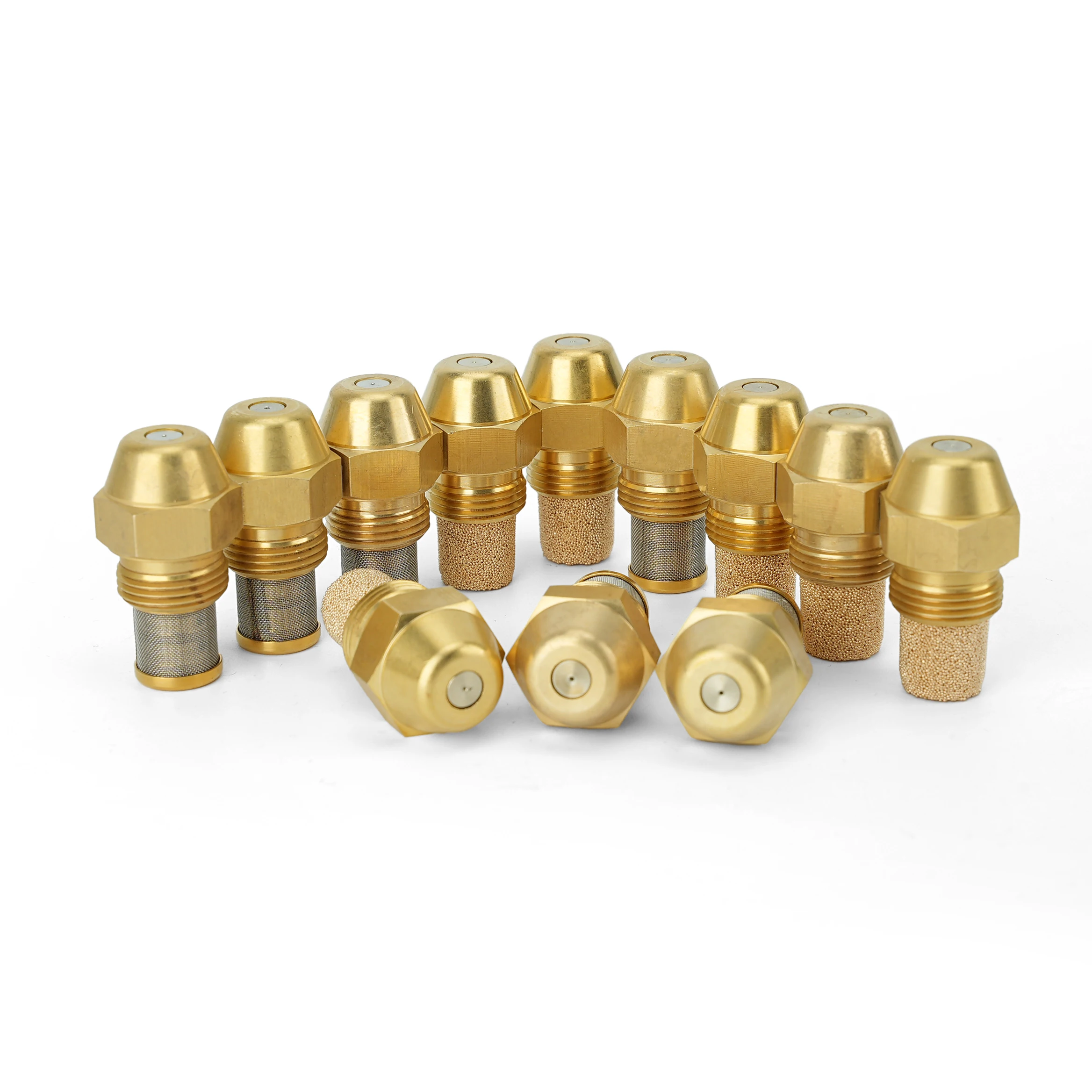 80°H Hollow Brass Atomizing Nozzle for Methanol/Vegetable Diesel Burners Combustion Injection Diesel Fuel Jet Brass Burner
