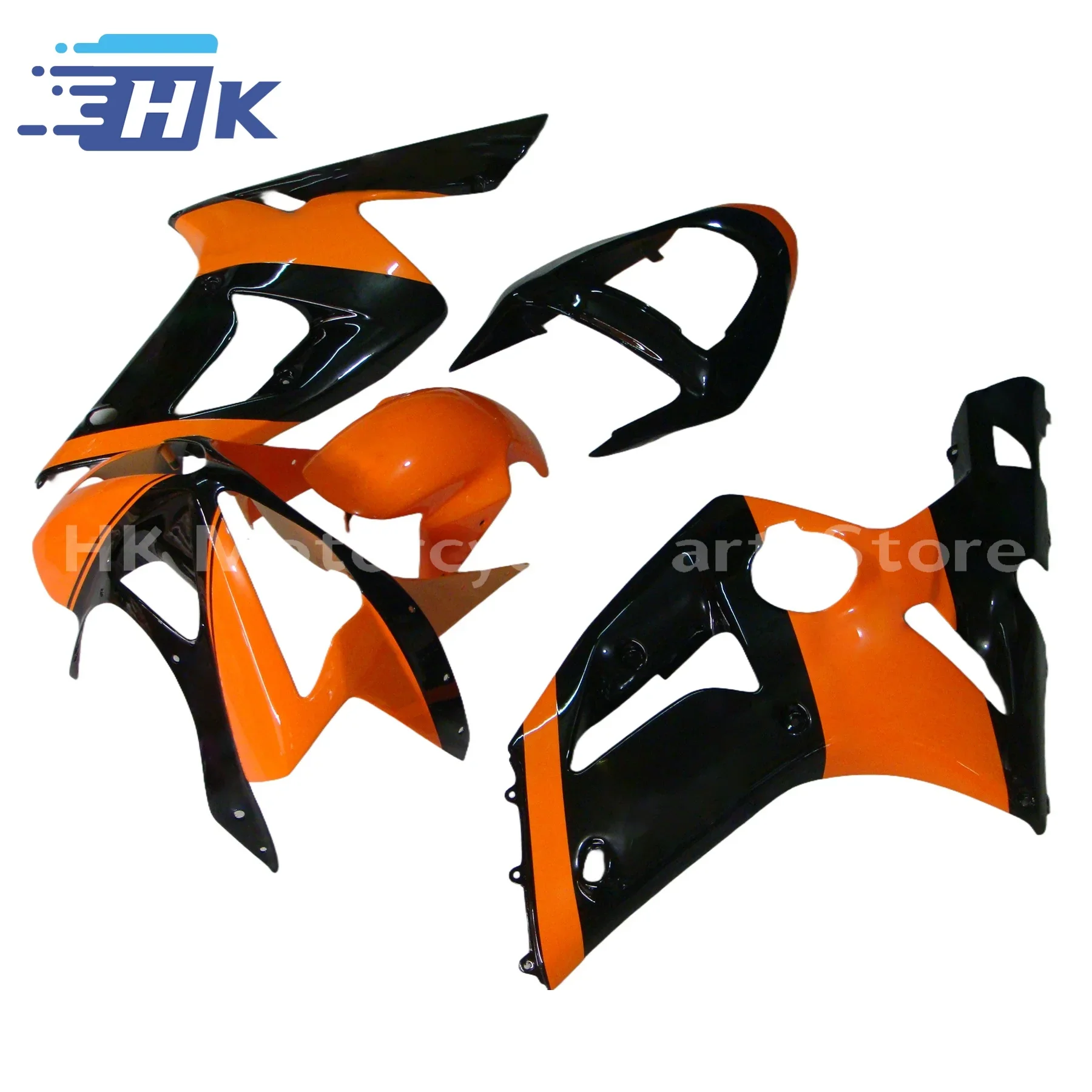 

New ABS injection molded high quality fairing kit fit for ZX-6R 2003 2004 03 04 ZX6R 636 03 04 body set
