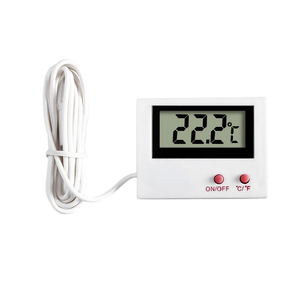 St-1a Thermometer Electronic LCD Screen Digital Temperature Tester  Fish Tank Aquarium Refrigerator Greenhouse Breeding Hatching