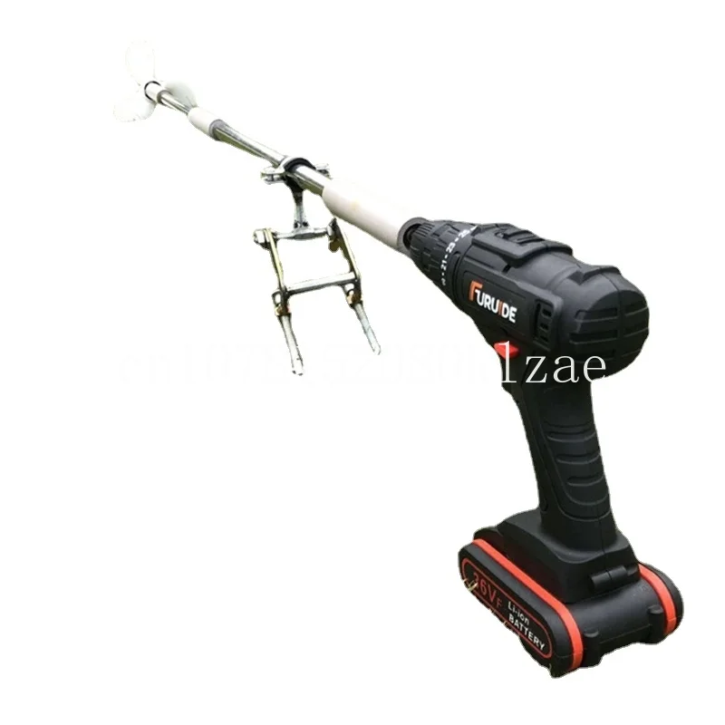 Handheld propeller kayak inflatable boat rowing machine 1.2M propeller outboard motor electric rowing inflatable boat motor