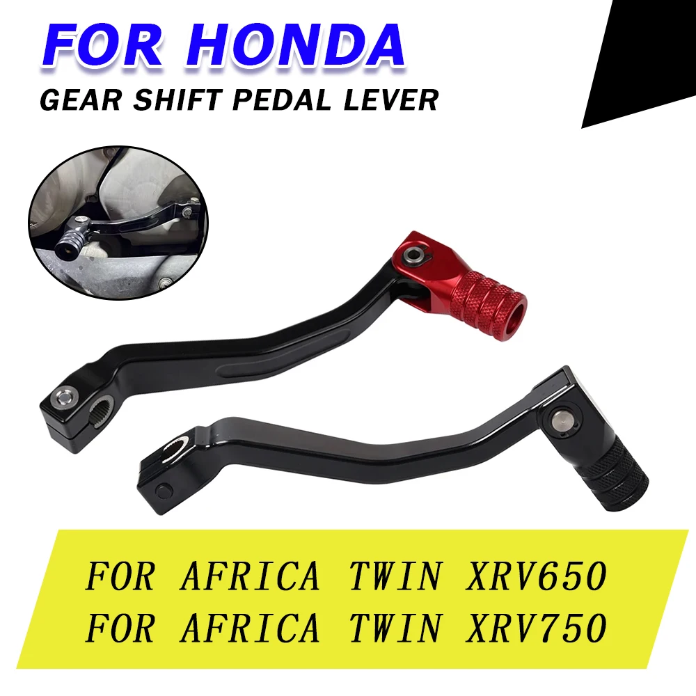 Motorcycle Accessories For HONDA AFRICA TWIN XRV 650 XRV 750 XRV650 XRV750 1990 CNC Aluminum Gear Shifter Shift Pedal Lever Rod