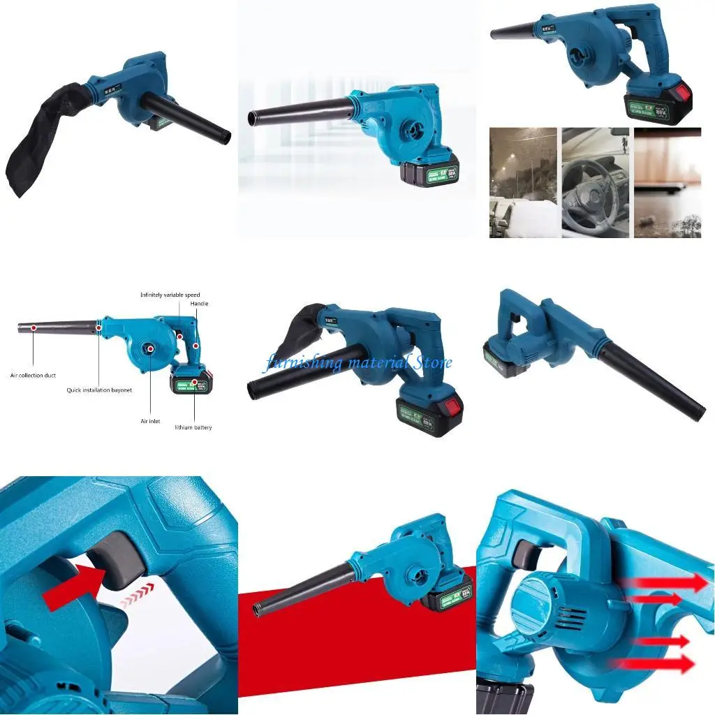 Y5GD コードレスリーフブロワー & 真空ガーデンコードレスブロワー 5000mah バッテリー付き