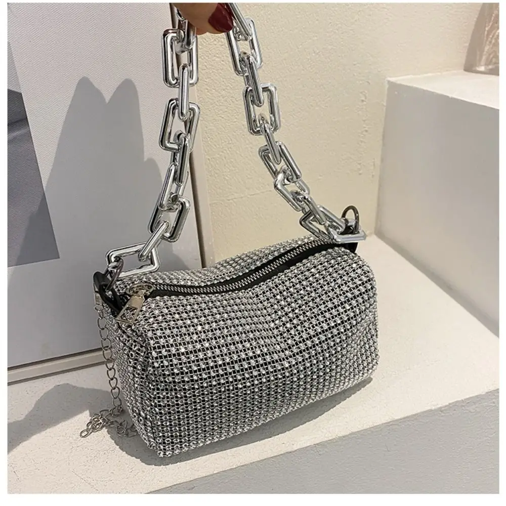 Bling w kształcie diamentu małe torby kurierskie typu Crossbody dla kobiet 2022 letnie modne torebki z torebki na ramię