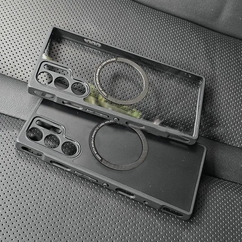 For ZTE Nubia Red Magic 10 Air 10 Pro Plus Case Frosted Transparent Magnetic Acrylic Drop-proof Cover For Red Magic9 9S Pro plus