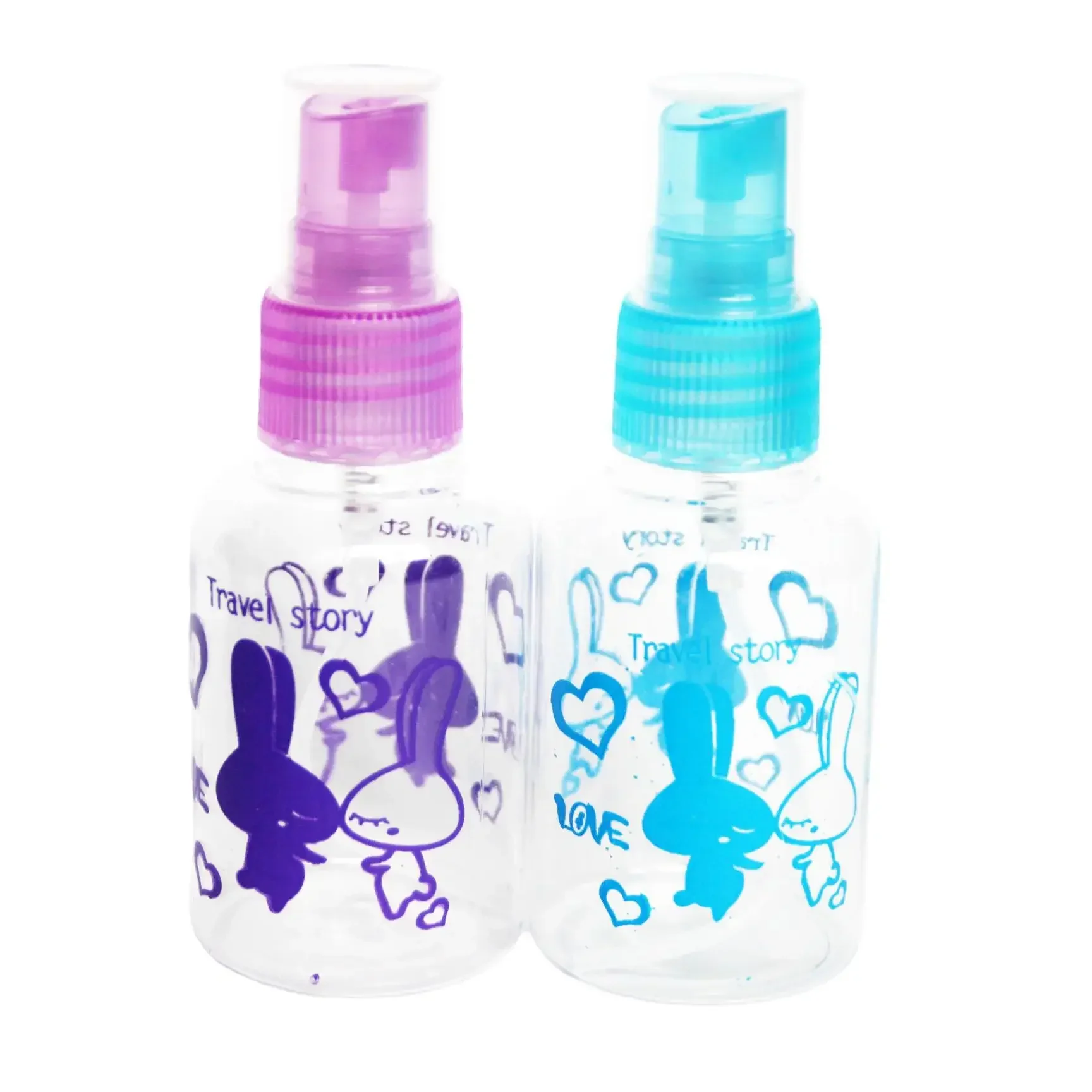 30/50/75ml Transparent Refillable Bottles Plastic Portable Perfume Atomizer Mini Empty Spray Bottles Portable Travel Accessories