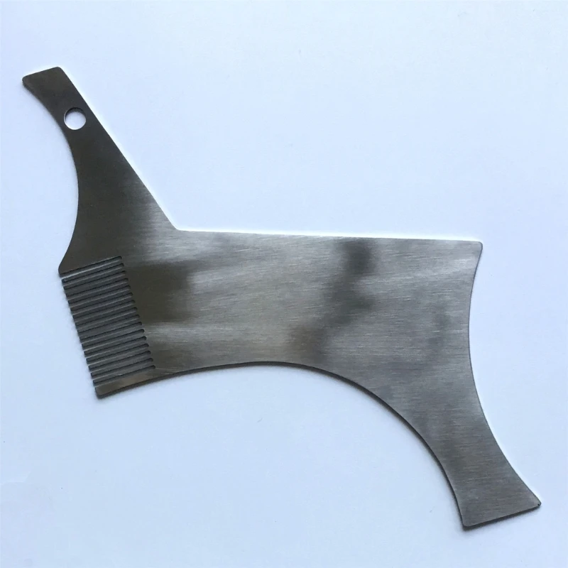 수염 머리 빗 남자 수염 쉐이핑 스타일링 템플릿 남자 면도 도구 빗 Dropshipping