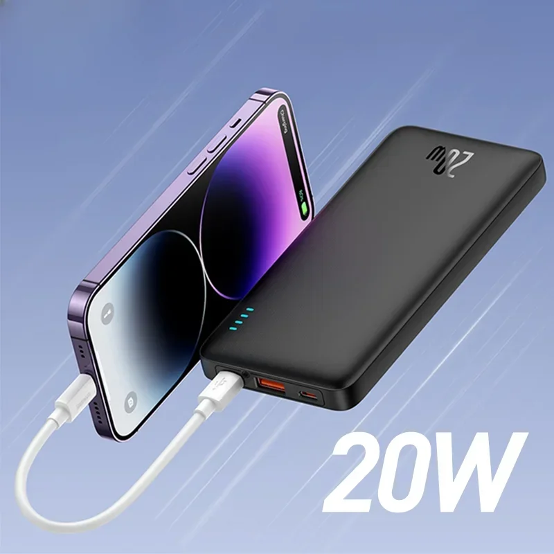 2024 New hot  Airpow 20W Power Bank 10000mAh 20000mAh Fast Charge Powerbank for iPhone 15/14/13/12 Xiaomi batterie externe