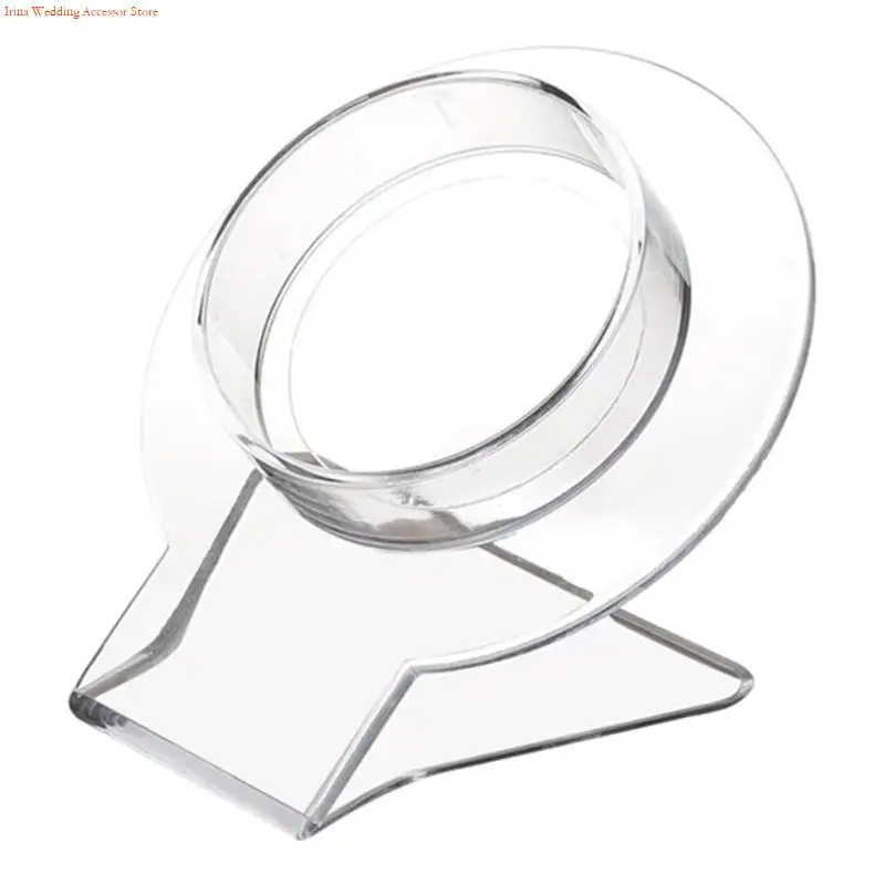 G92D Transparent Acrylic Watch Display Stand Bracelet Display Rack Wrist Watch Display Holder for Home Retail Shop Shoping