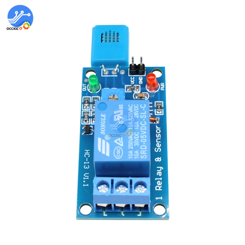 HR202 5V Humidity Switch Sensor Relay Module Sensitive Humidity Controller Sensor Module Direct drive relay