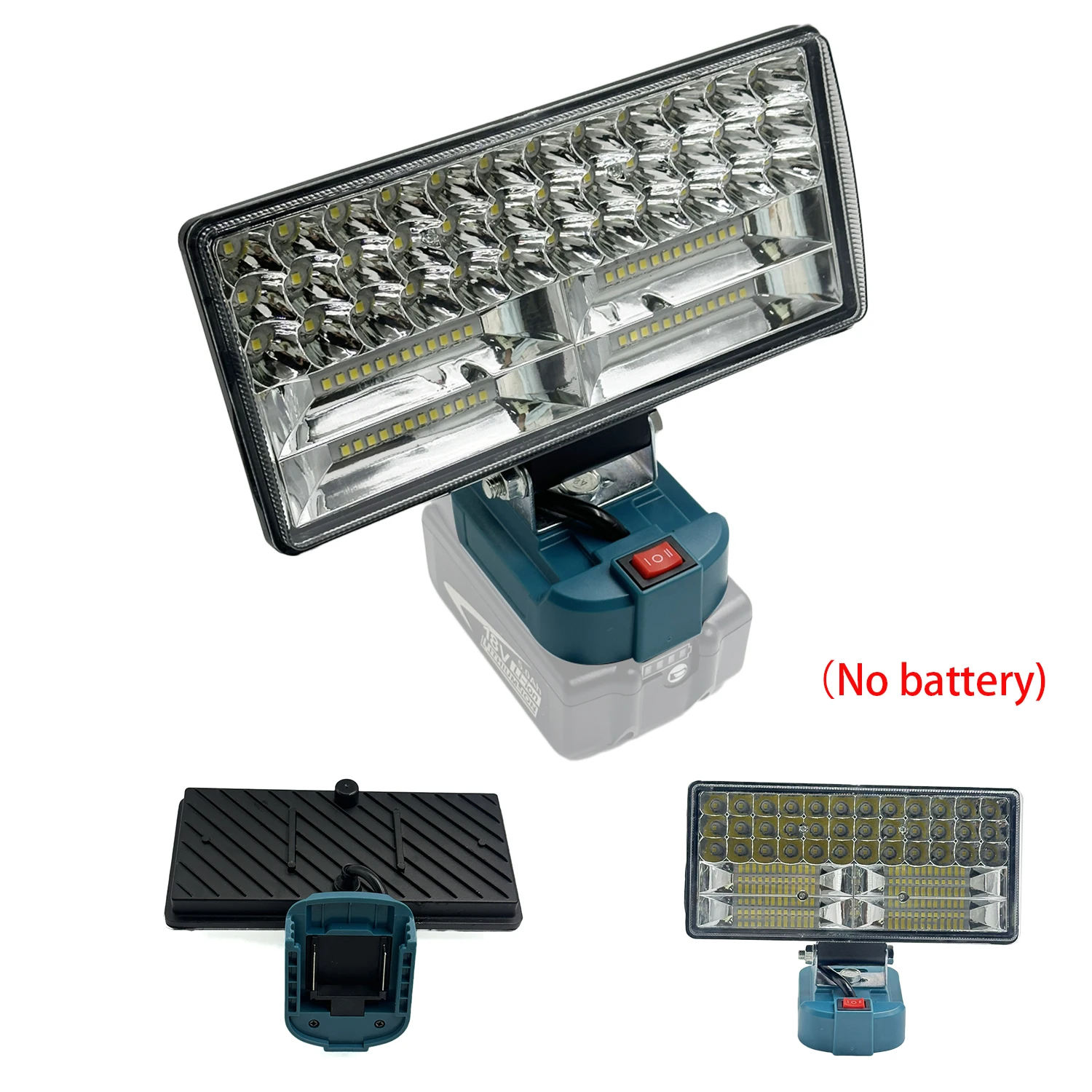 

3/5/8 inch Work Light Cordless LED Lamp For Makita 18V Li-ion Battery Flashlight Camping Architectural lights For BL1430 BL1830