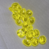 1PC Super Strong Fluorescent Neon Yellow Yttrium Aluminum Garnet YAG Stone