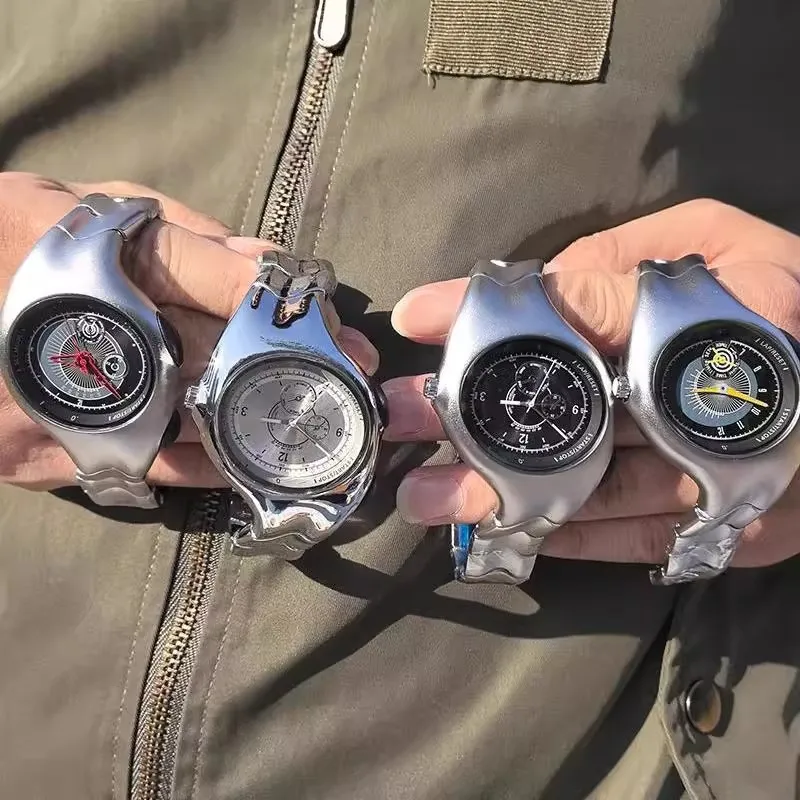 

Новые модные часы Alien Twist для мужчин, часы Y2K, водонепроницаемые кварцевые наручные часы, мужские часы Relogio Masculino, персонализированные часы