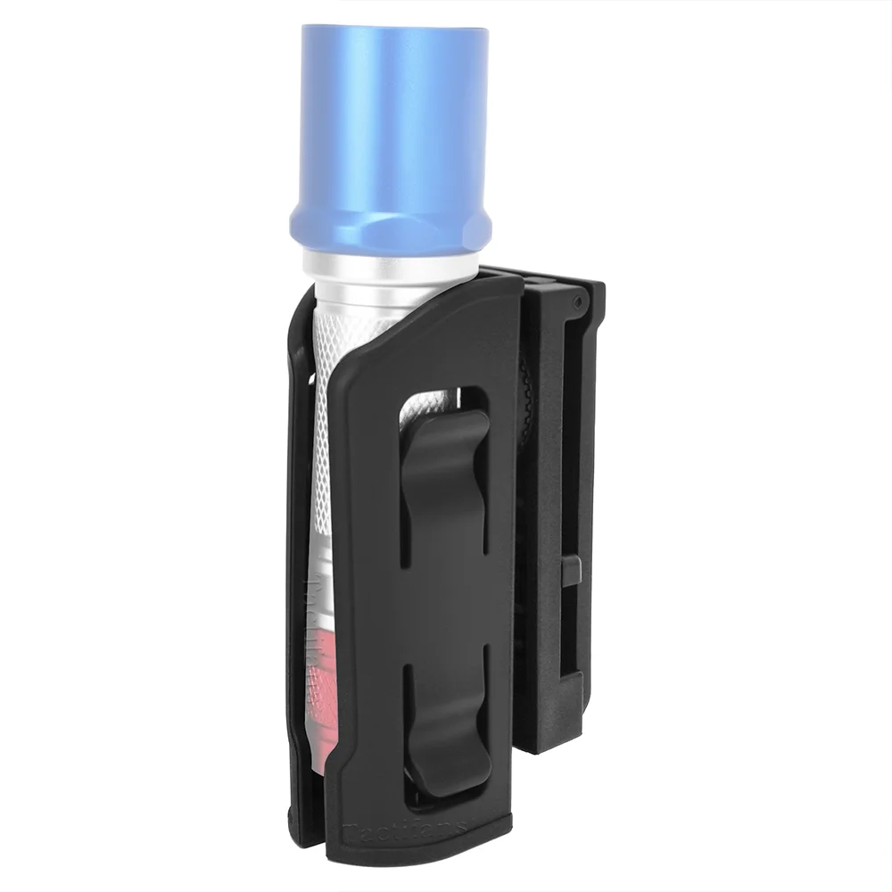 

Тактический чехол для фонаря, держатель для фонаря Tactifans с открытым верхом, подходит для фонарей диаметром 0,9-1,1 дюйма, поворотный фонарь с креплением Molle