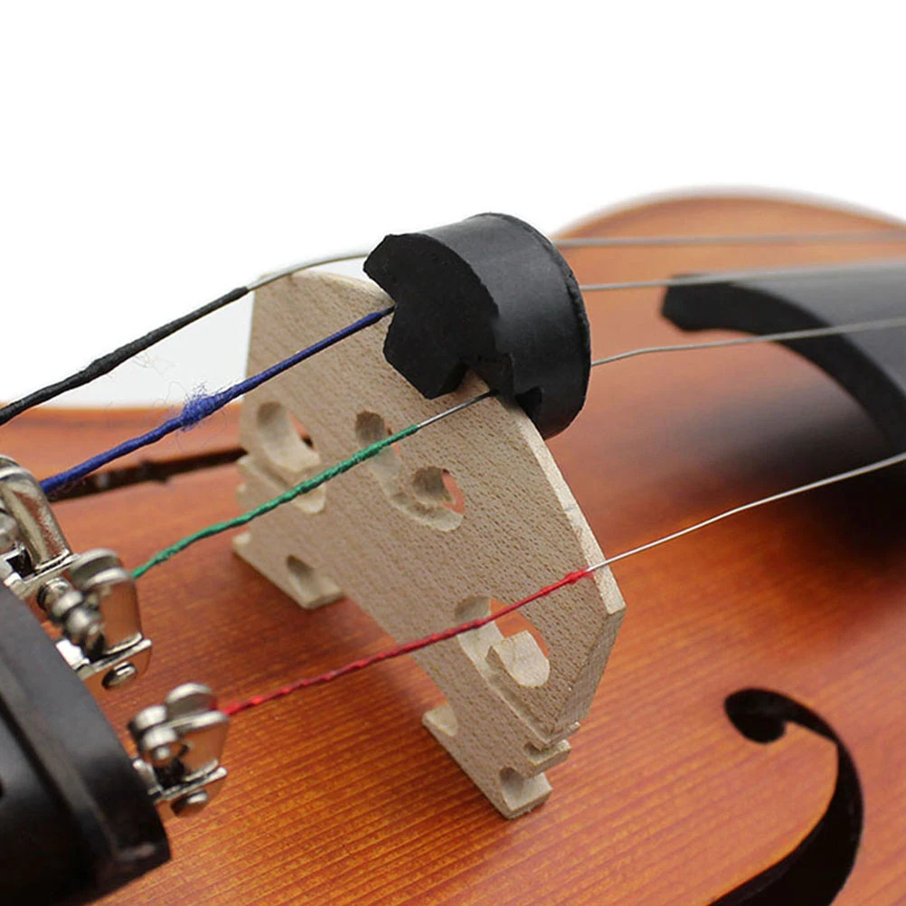 

Violin Mute Cello Round Violoncello Rubber Supply Sordine for Professional Durable