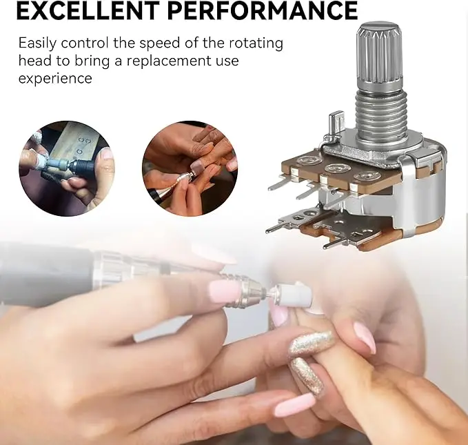 Medicool Pro Power Speed Knob Nagelboor Vervanging Professionele nagelboor met besturingskaart Snelheidsknop