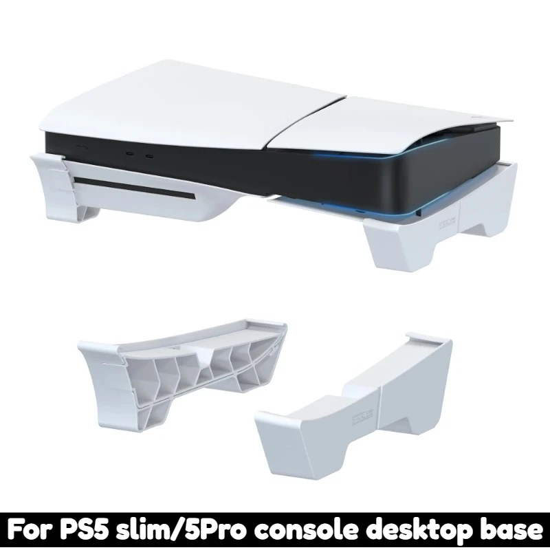 

Game console bracket，For PS5 slim/5Pro console desktop base horizontal fixed frame stable anti-slip horizontal expansion bracket