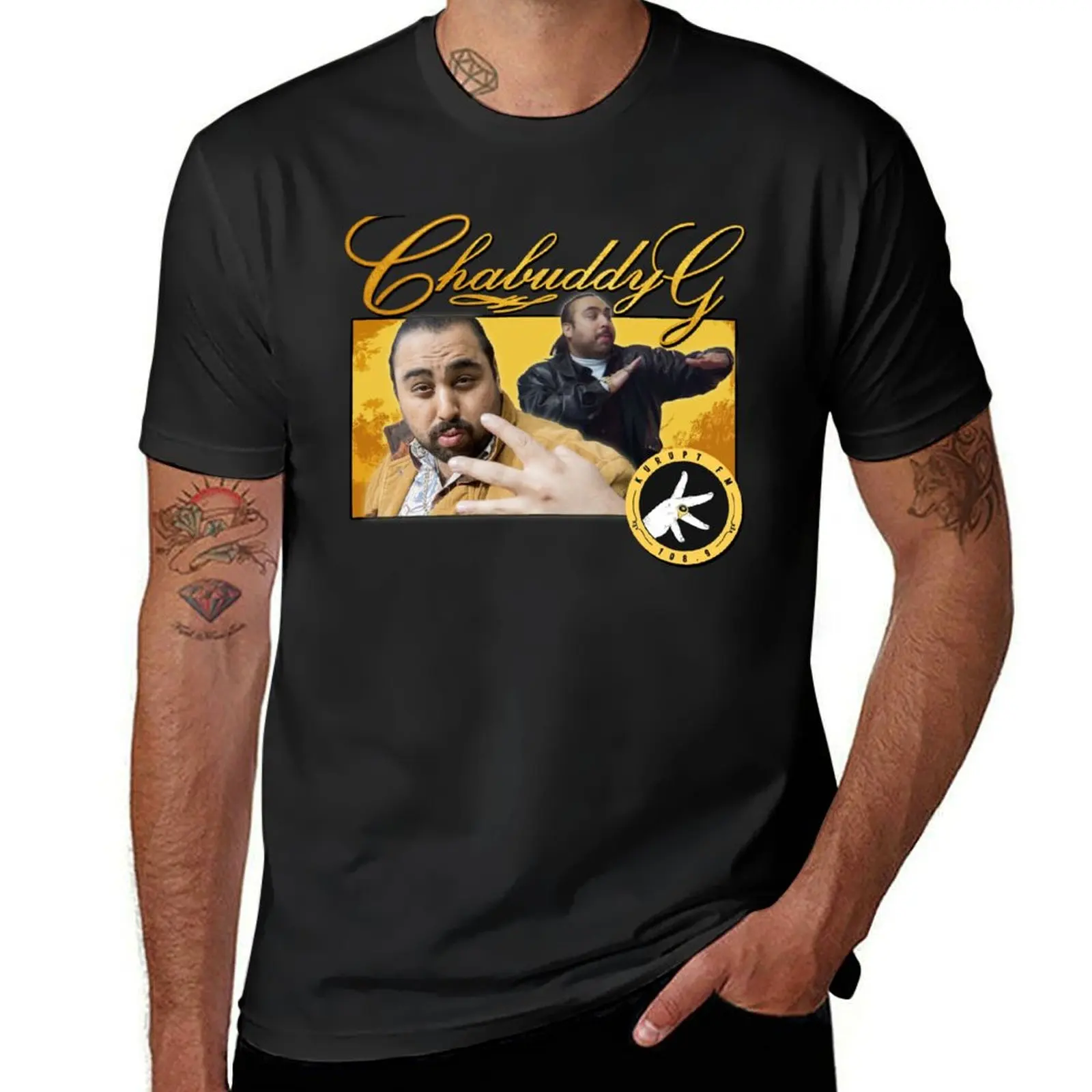 Chabuddy G Kurupt FM T-Shirt plain blacks customs vintage clothes mens t shirts