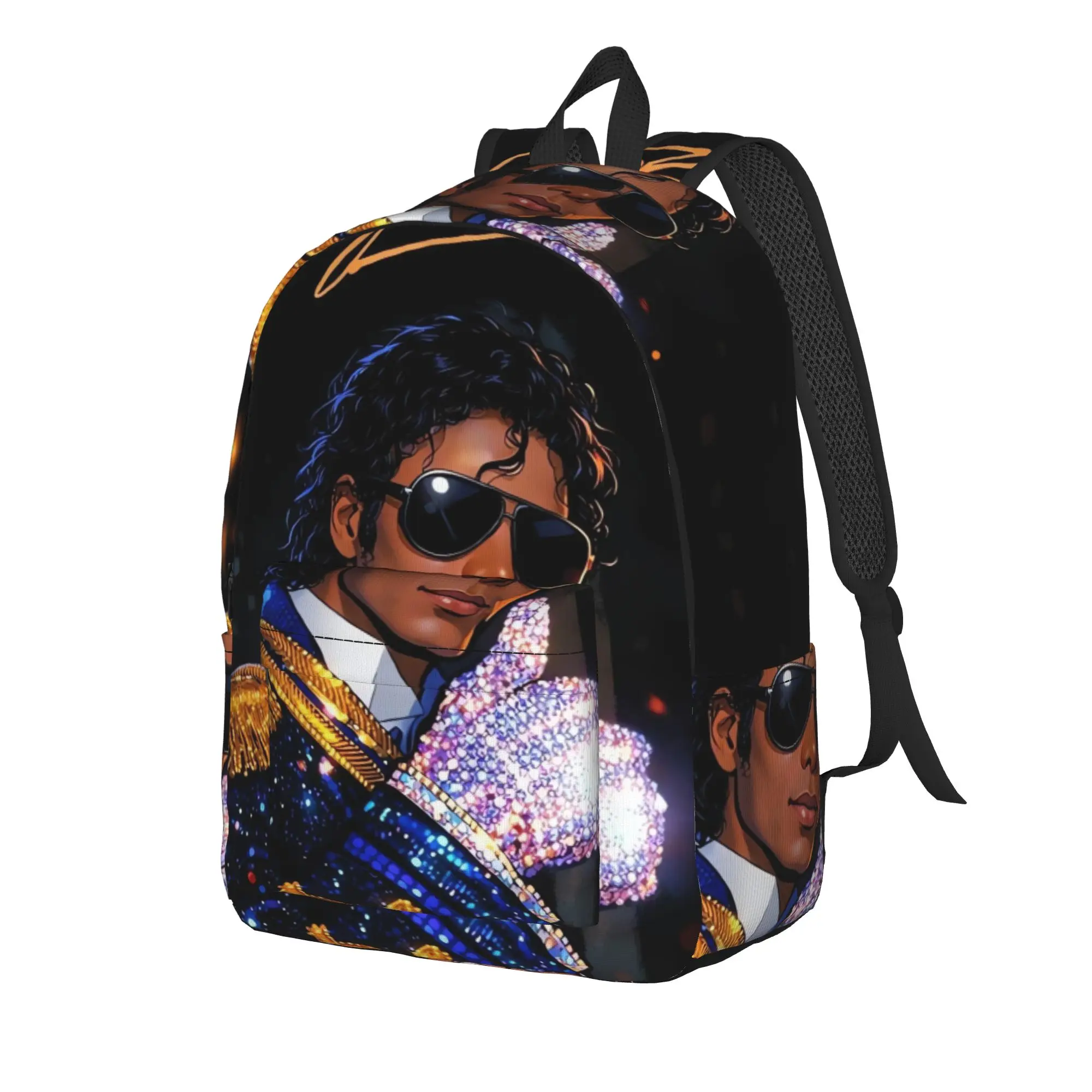 Michael Jacksons Musical Movie 2026 Backpack Boy Girl  Durable Backpacks Polyester Leisure School Bags Hiking Custom Rucksack