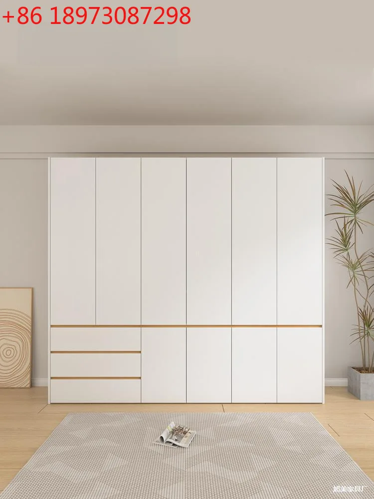 

Шкаф с раздвижной дверью для спальни, современный простой подвесной шкаф, шкаф из цельного дерева, защитный шкаф для окружающей среды