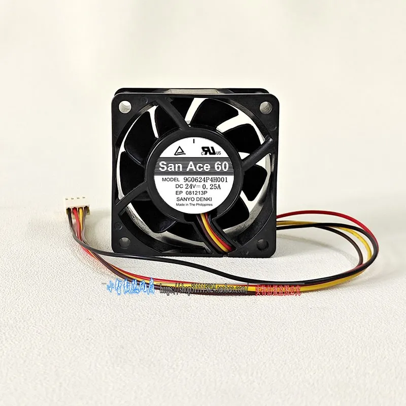 ORIGINAL 9G0624P4H001 0.25A 24V 6025 60*60*25mm NEW COOLING FAN RADIATOR