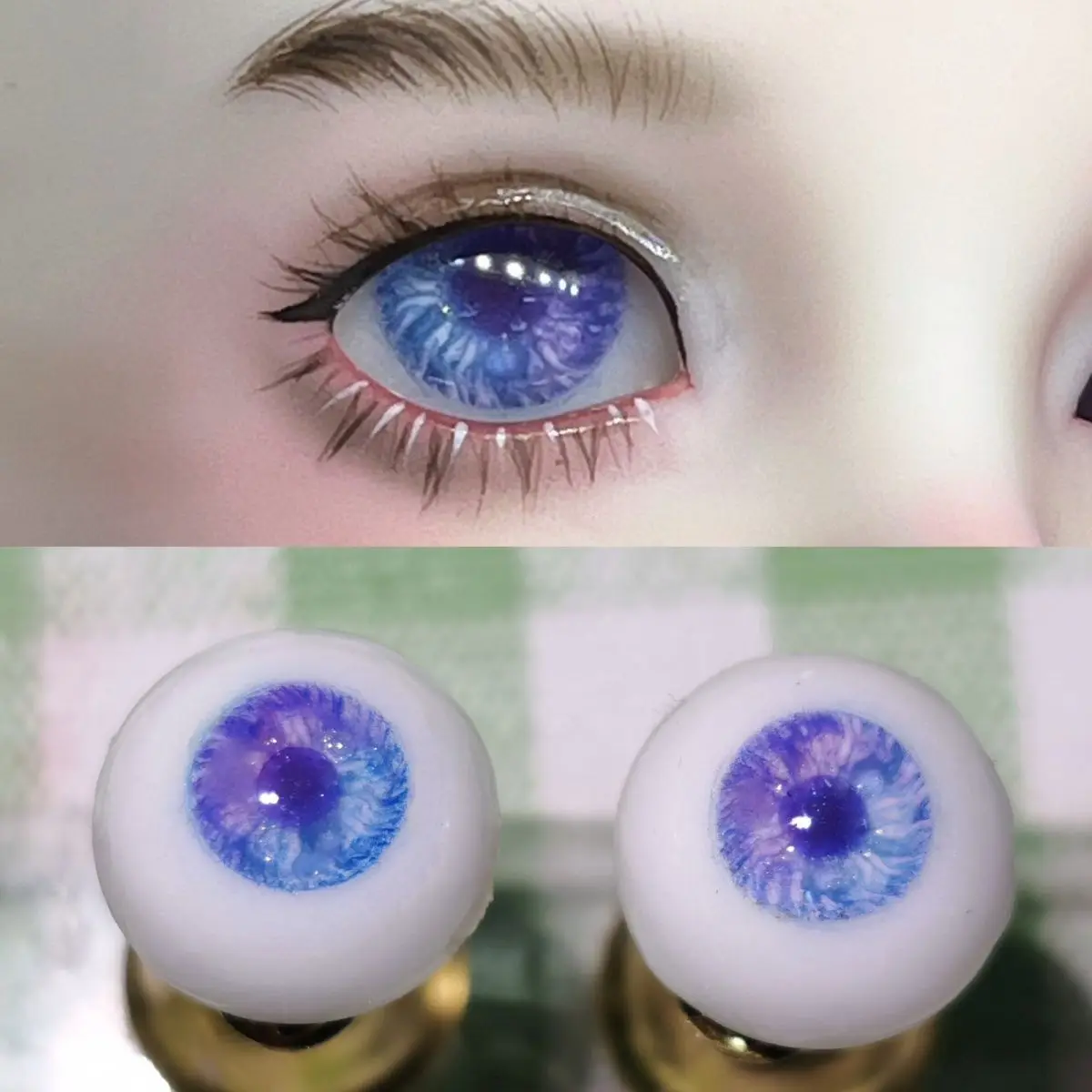 New Doll Eyes 12/14/16mm for BJD Resin Eye Eyeball Imitation Glass Eye Beads Diy Girl Toys Dress Up Handmade Doll Accessories